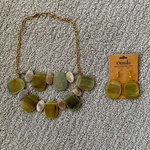 Omala Matching Earrings and Necklace